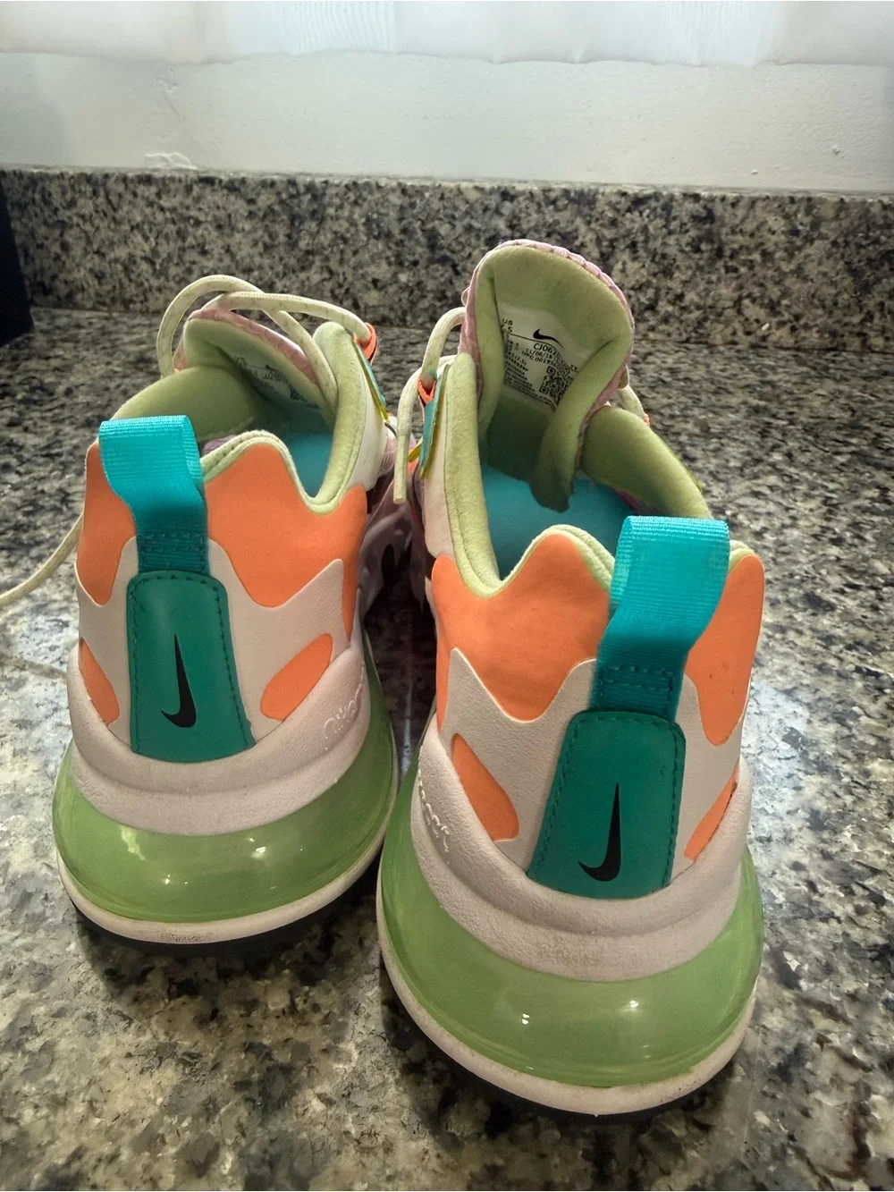 Kids Athletic Sneakers in Pastel Multi-Color